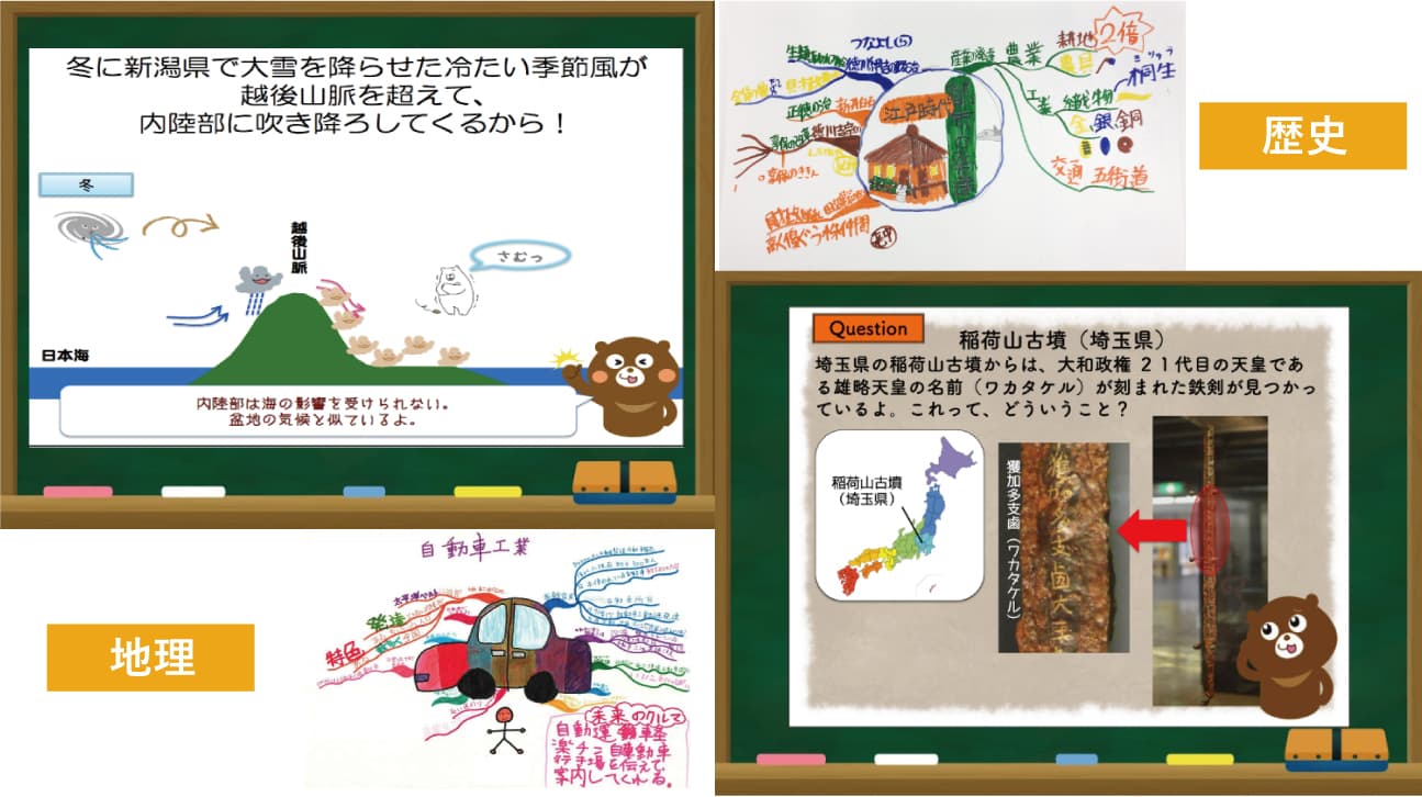 社会のSTEPクラス授業風景